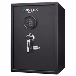 212 MAIN 1.45 cu ft. Large Steel Security Safe Box with Keypad Lock, Anti Theft Digital Lock, Adjustable Shelves - Black, Anti Theft Safes for Office Stationery & Supplies, Adjust Shelves