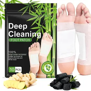 Herbal Ginger Foot Pads,Bamboo Blend – Natural Cleansing,Promoting Sleeping,Soothing Feel