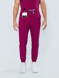Aspen Jogger Men's Maroon Scrub Pants