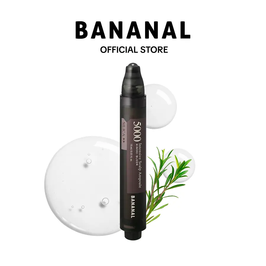 [Bananal] Korean Strength Elixir Root Thickening Scalp Roll-On Serum | Silica 5000