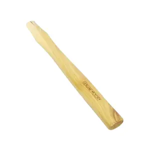 Real Walnut Wood Handle with Two Round Steel Wedges, Hammer Handle Replacement, Durable and Stylish Tool Accessory