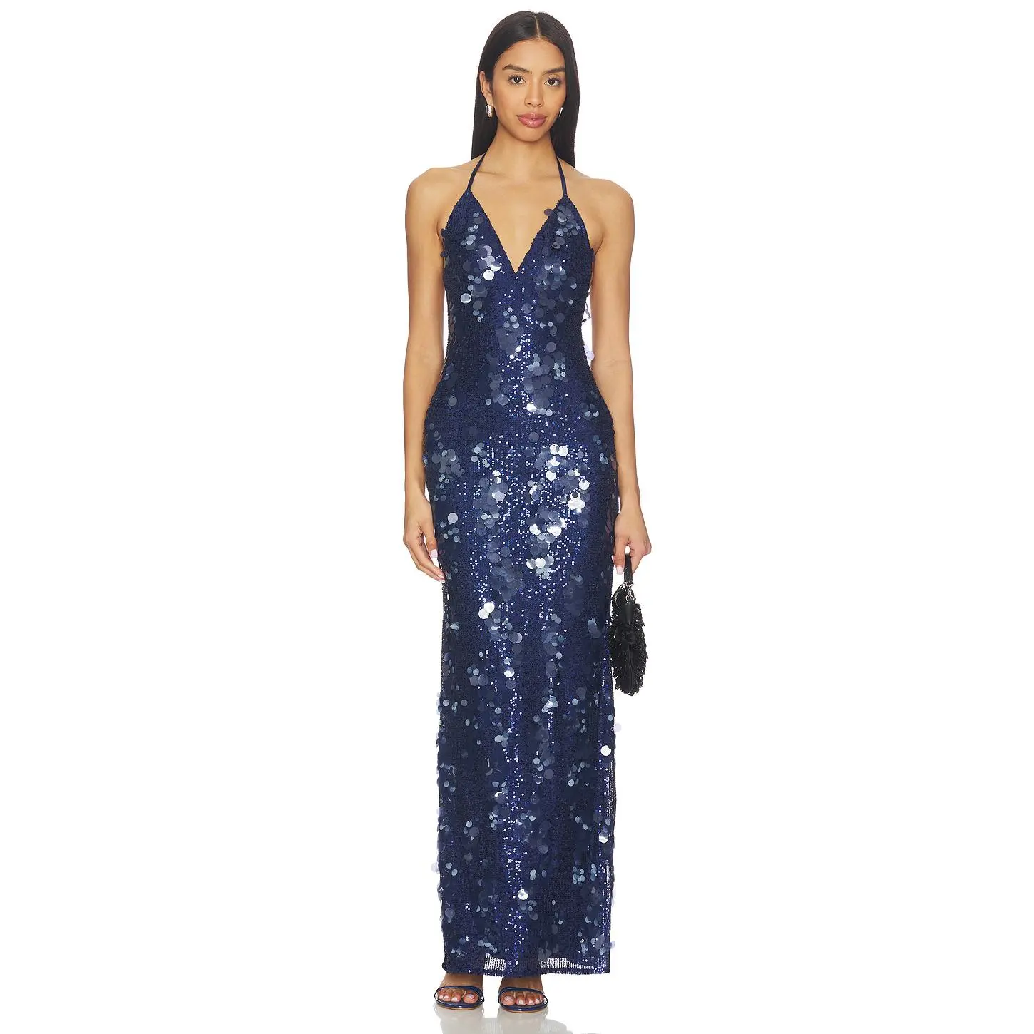 Tiger Mist Zana Maxi Dress in Blue