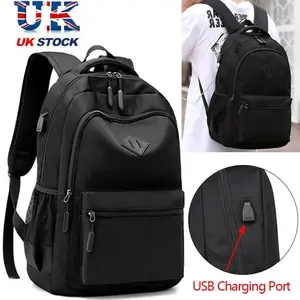 Men Women Boys Laptop Backpack Waterproof Large Mens Rucksack Travel School Bag