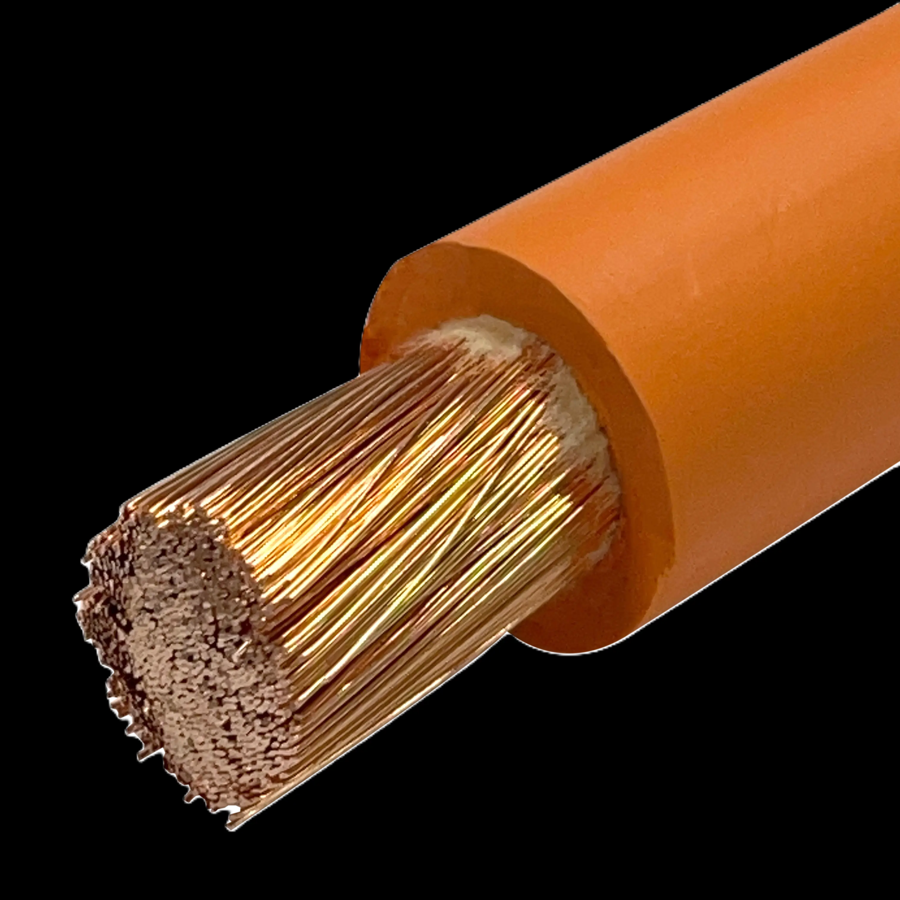 #2 SECTION (SOLD BY FT) ORANGE WELDING CABLE "USA FLEX"