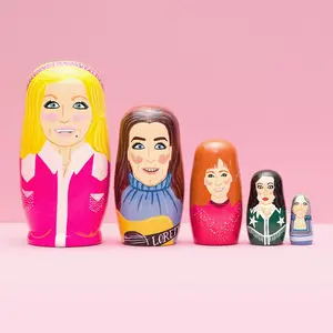 Women of Country Wooden Nesting Doll Sets