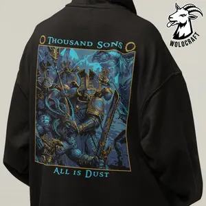 Thousand Sons Hoodie, Warhammer40k Sweatshirts, Magnus The Red, Unisex Hoodie, Gaming Pullover, Chaos Space Marine Graphic Tee