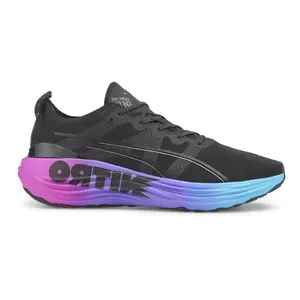 PUMA Mens Foreverrun Nitro Sunset Running Sneakers Shoes - Black
