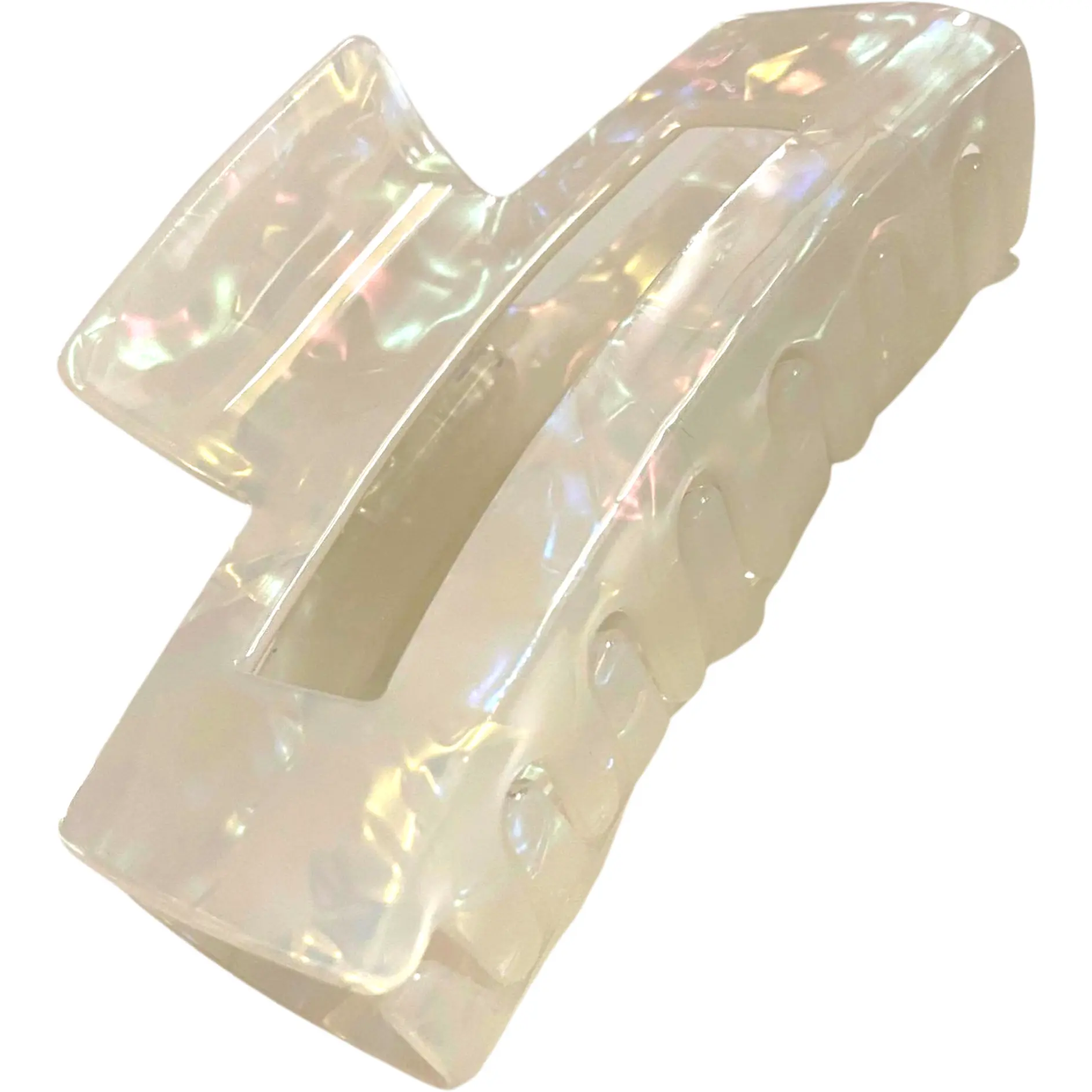 3 Pack 3.5 in Extra-Wide Jaw Claw Clips for Thick Hair - Acrylic Marble & Tortoise Fashion Hair Accessories with Strong Wide Jaws for Everyday Use