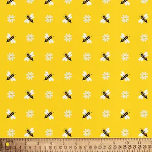 Simple Bees Cotton Fabric
