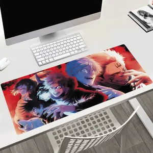Anime Jujutsu Kaisen Mouse Pad Extended Large Sukuna Mousepad Manga Style, Smooth Surface and Anti-Slip Base for Gamers & Collectors