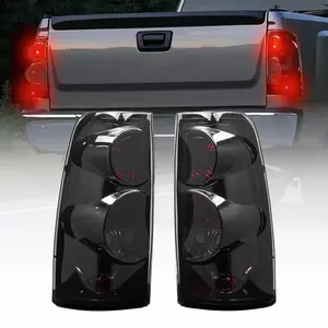 TikTokShopBlackFridayVEVOR Tail Light Assembly Compatible with 1999-2006 Chevy Silverado 1500 2500 3500, 1999-2003 GMC Sierra 1500 2500 1500/2500 HD, 2PCS Left & Right Side Taillights Rear Brake Lamps Without Bulbs