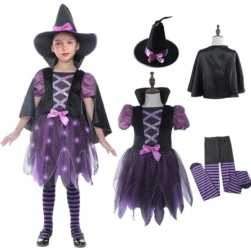 Light Up Purple Witch