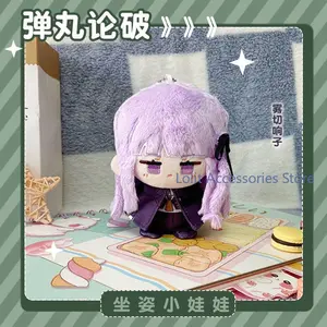 Nanami Chiaki Komaeda Nagito Enoshima Junko Kirigiri Kyoko Oma Kokichi Danganronpa V3 12CM Plushie Pendant backpack Keychain