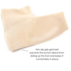 2 Bunion Relief Pads Sleeve - Bunion Splint Orthopedic Bunion Corrector Socks - Gel Pad Elastic Cushions Men and Women (1 Pair)