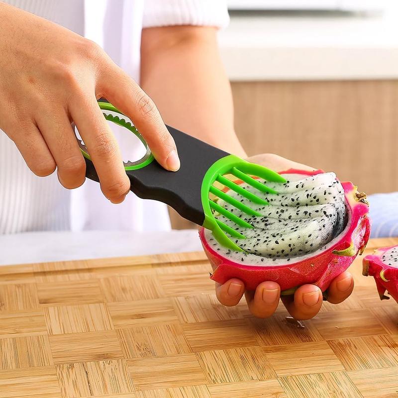 3-in-1 Avocado Slicer - Avocado Peeler | Cutter | Scooper Tool, Kitchen Gadgets Avocado Pit Remover Fruit & Vegetable Tools, for Other Fruits