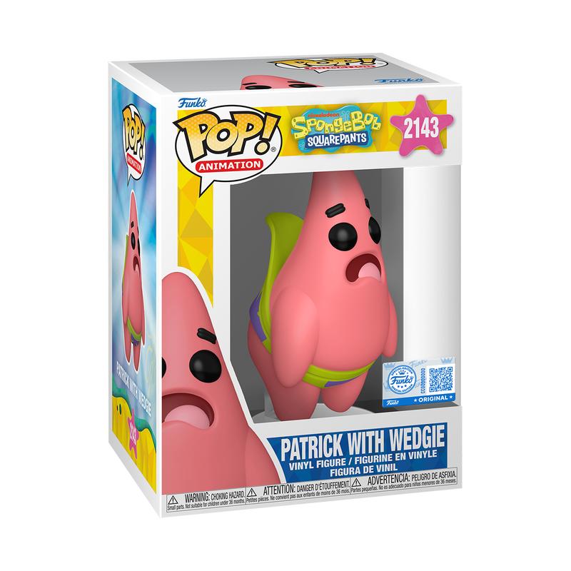 Funko Pop! Spongebob SquarePants #2143 - Patrick with Wedgie Vinyl Figure