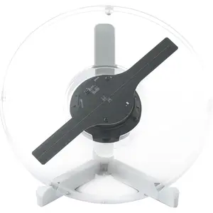 9.9 Inch  HologramFan With WiFi App Control  Remote 266 LED Beads Portable Holographic Display Projector With Protective Cover For Trade Show Exhibition Party Holiday Events