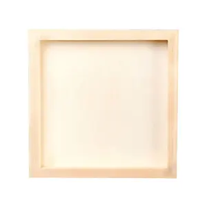 Creative Wooden Clay Frame, Solid Wood Clay Art Frame, 3D Oil Painting Material, DIY Handmade Craft Kit for Kindergarten