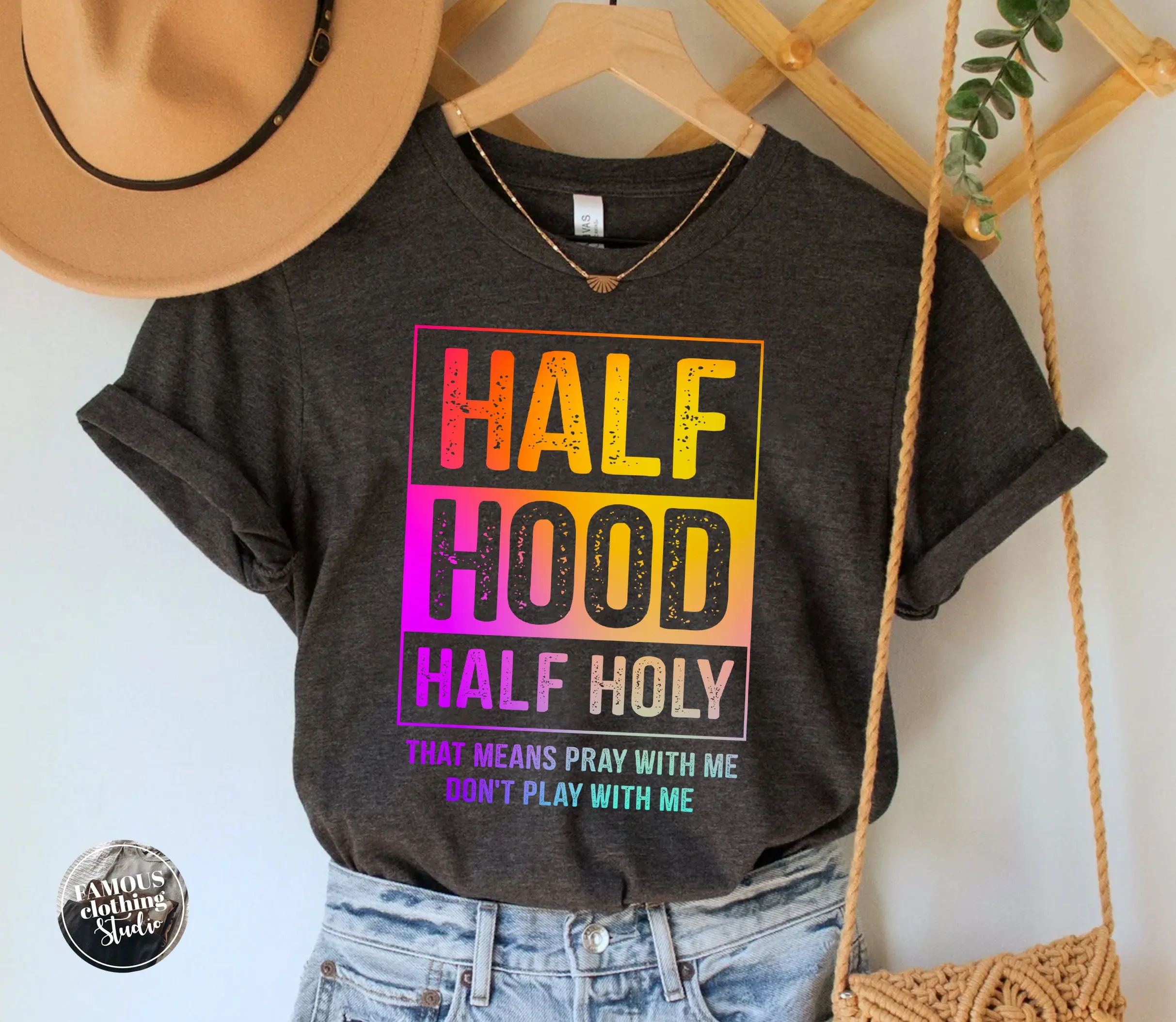 Half Hood Half Holy Shirt 123 T-shirt, Sweatshirt, Hoodie, Free Shipping