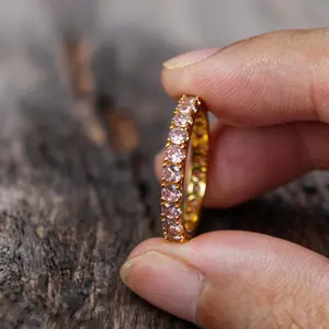 Birthstone Ring October Pink Tourmaline