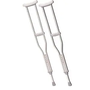 Push Button Alum Adj Crutch-pr Adult-patient Height 5'2-5'10