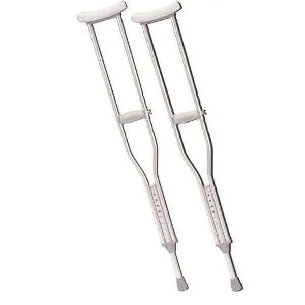 Push Button Alum Adj Crutch-pr Tall-patient Height 5'10 -6'6