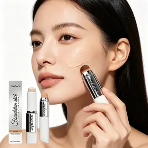 Zephoco Color Adapting Concealer Foundation Stick Lightweight Matte Finish Natural Looking Coverage Waterproof Sweatproof Smooth Blend  for All Skin Types
