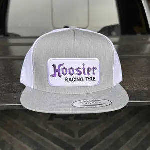 Racing Tire Grey Snapback Hat, One size fits all with an adjustable back strap. Classic Vintage Style Design