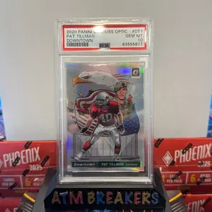 2020 Downtown Pat Tillman, P.S.A Gem Mint 10 Football Card