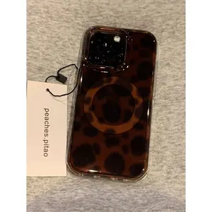 Trendy Ins Aesthetic Tortoiseshell Leopard Magnetic iPhone Case for iPhone 17 16 15 14  Pro Max 13 MagSafe Compatible Shockproof Cover