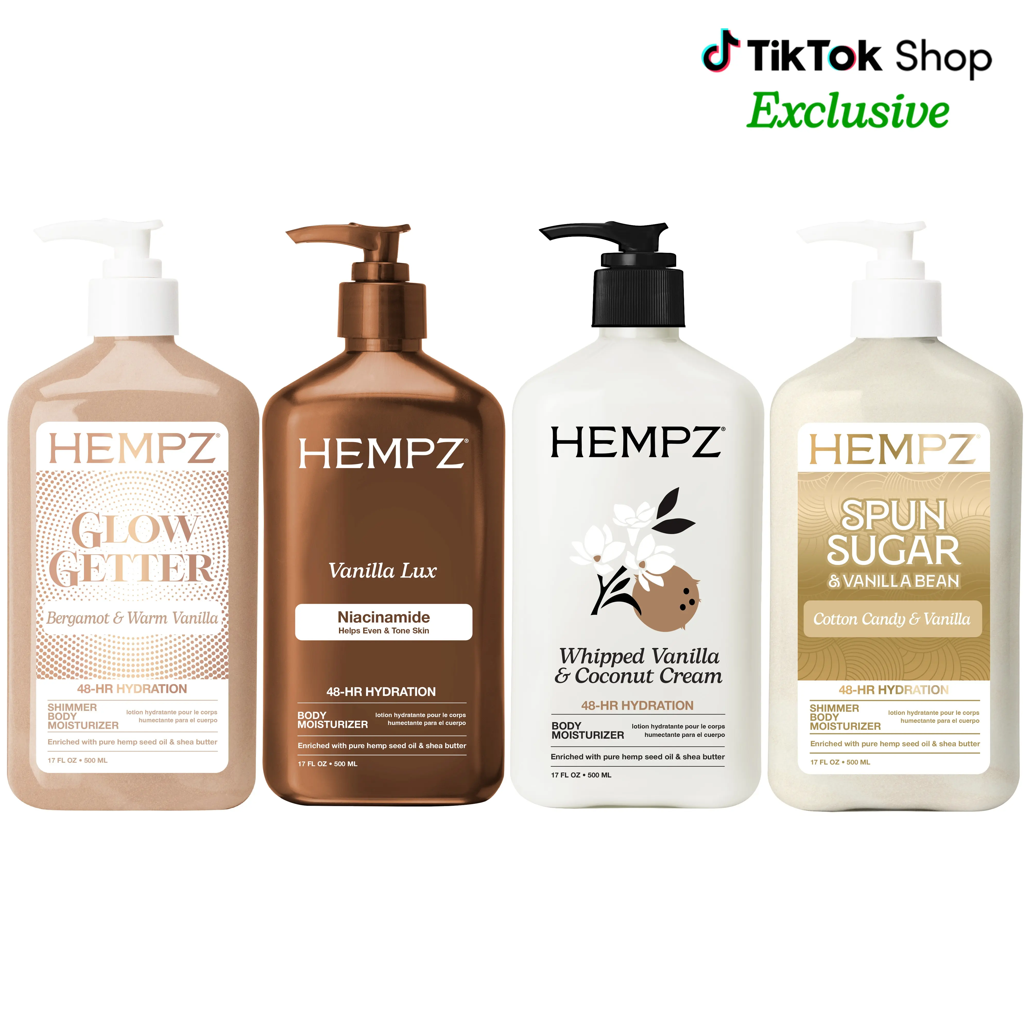Hempz Exclusive Vanilla + Shimmer Bundle