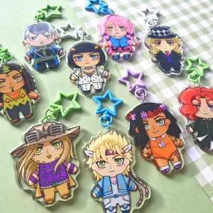 Jojo’s Strange Journey Jobro Acylic Keychain, Cute Keyring Accessory, Fun Charm For Backpack Or Purse | High Quality and Customer Favorite Items