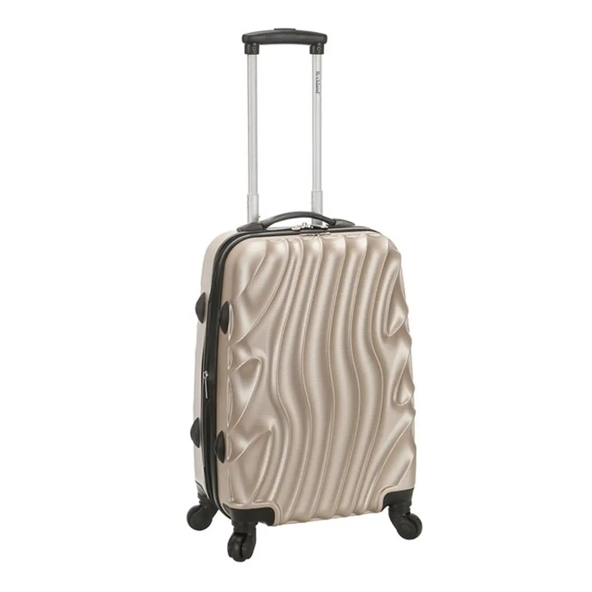 212 MAIN Goldwave Lightweight Carry-On Luggage - Push-Button Spinner Wheels, 13x10x20 in, ABS Plastic Construction