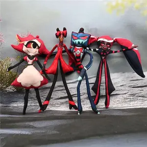 In Stock Hazbin Hotel Alastor Abstract Doll With Bendable Wire-Skeleton Arms Legs Plush Stuffed Toy Collection Decoration Model