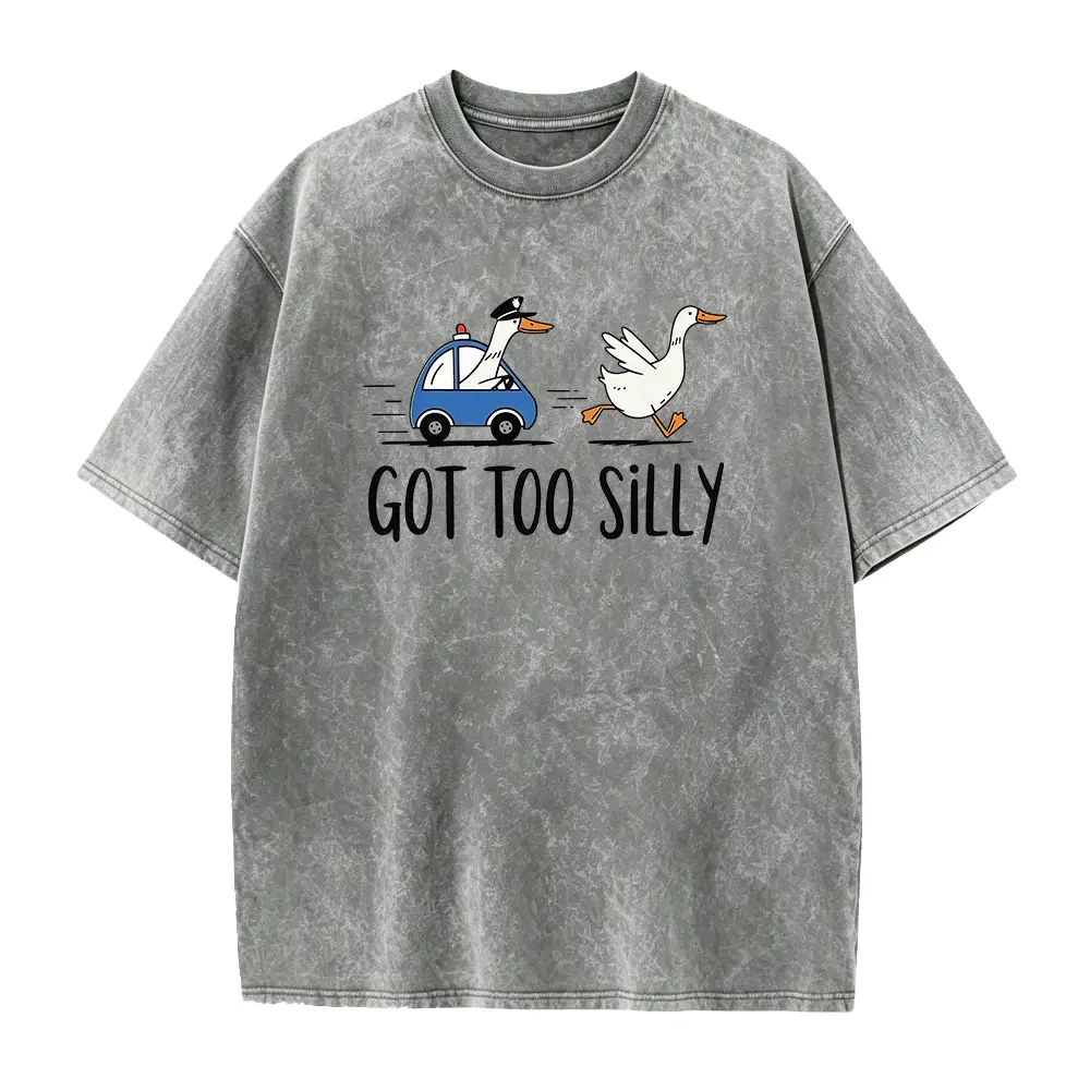 Got Too Silly Shirt, Shirt, Goose Lover Shirt, Funny Goose Shirt, Jail Shirt, Funny Meme Shirt