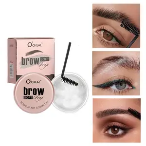 Wild Eyebrow Cream Natural Shaping Eyebrow Shape Liquid Transparent Colorless Gel Brow Styling Gel Shaping Eyebrow Soap Eyebrow Gel Gifts For Women Homecoming DressesTravel Essentials Beach Essentials Makeup Skin Care