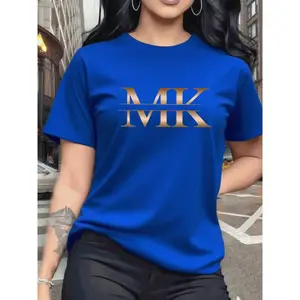 100% Cotton Women's Loose Fit T-Shirt, Pattern Print Round Neck Loose Fit, Women's Casual T-Shirt, Comfortable Casual Top for Daily Wear, Pattern Print, Round Neck Loose Fit Fabric Womenswear   vintage graphic tees