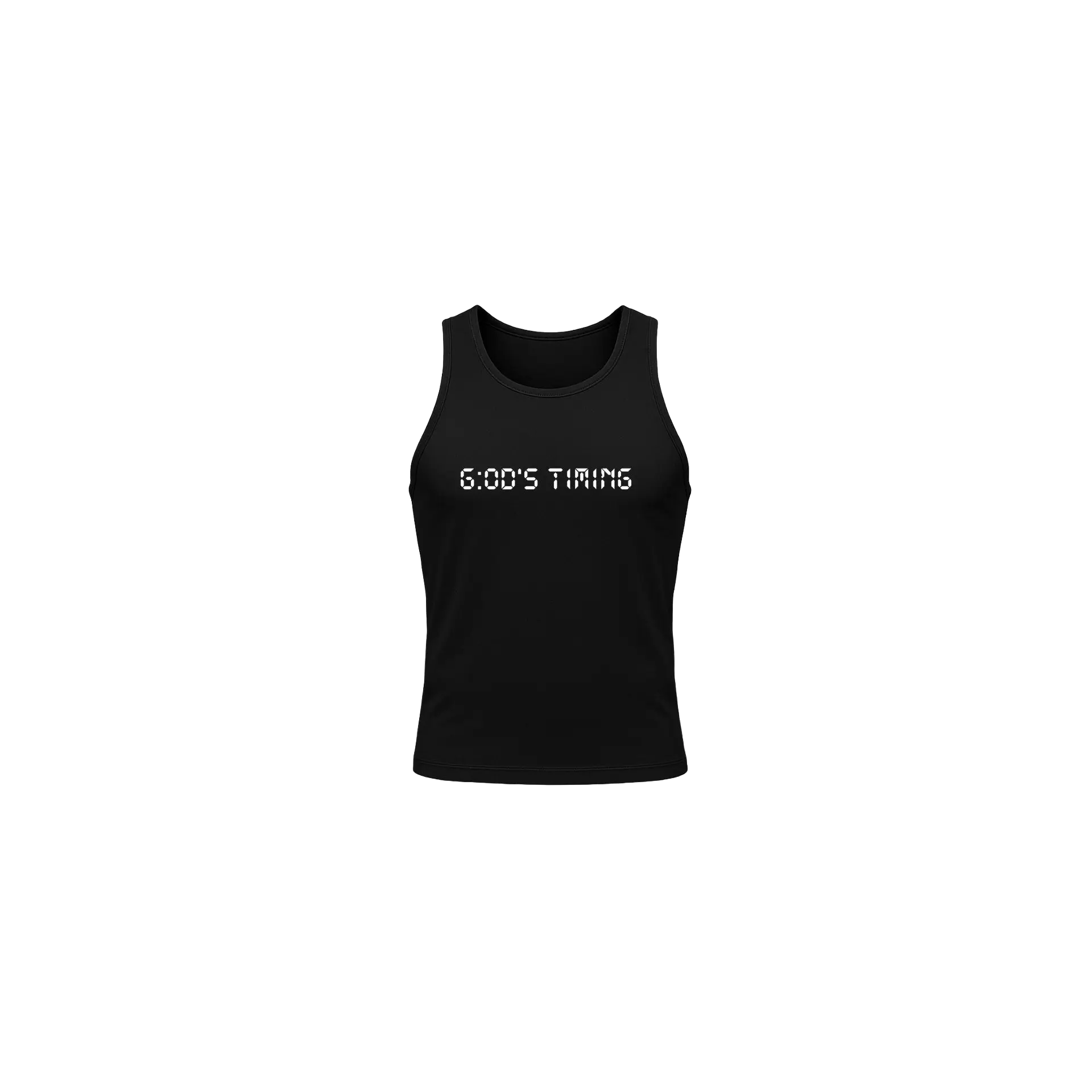 "G:OD'S TIMING" TANK TOP (Black)