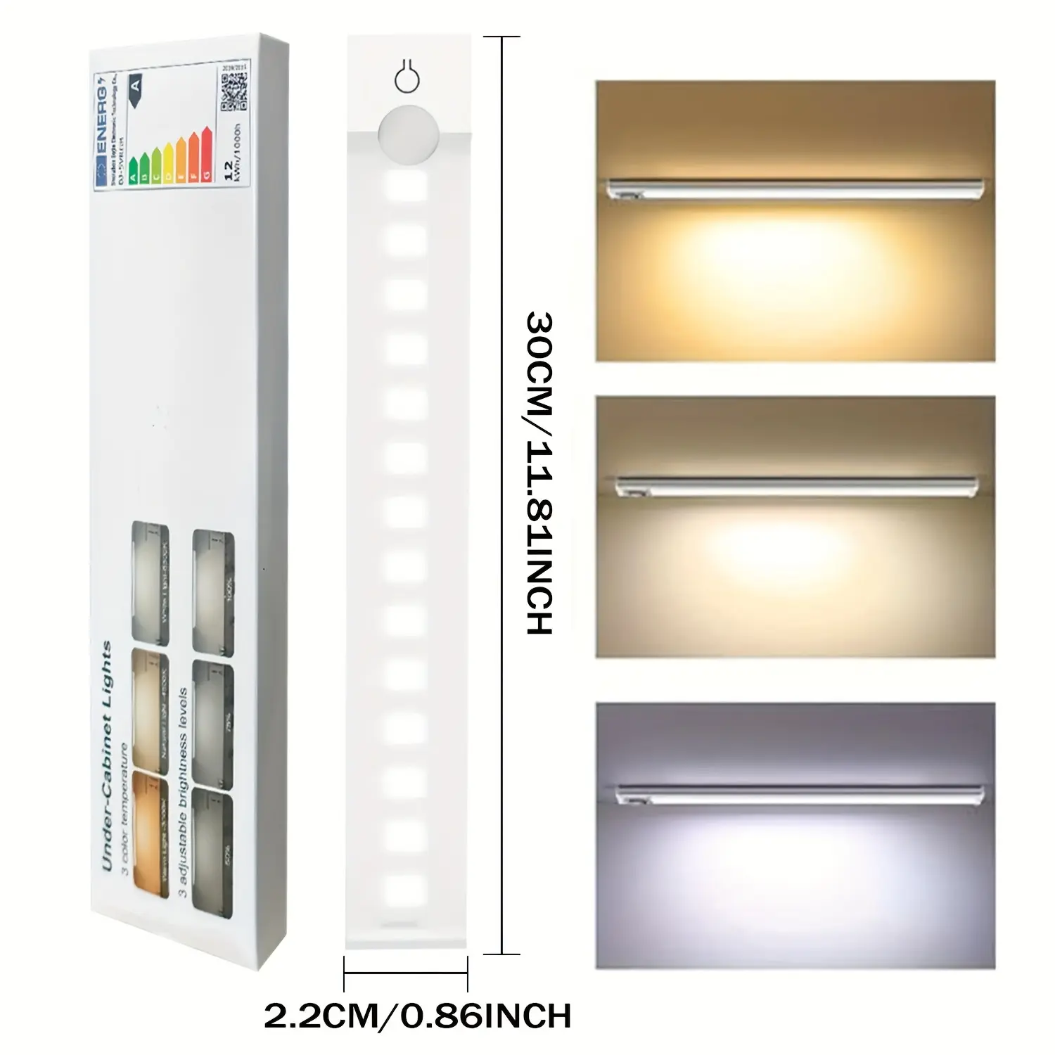Cabinet lights 30cm - 6 pieces per pack