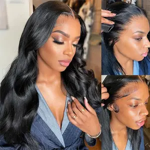 Wiggins Hair 250% Density Body Wave Deep Parting Space Lace Frontal Wigs 13x6 Lace Front Wig Human Hair Pre-Plucked Hairline