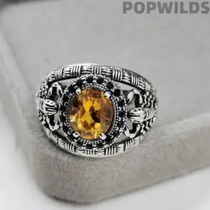Unisex European-American Style Zircon-Inlaid Scorpion Decorative Engraving Ring, Exquisitely Crafted Trendy Accessory for Daily Wear & Outfit Matching, Decorative Engraving Rings