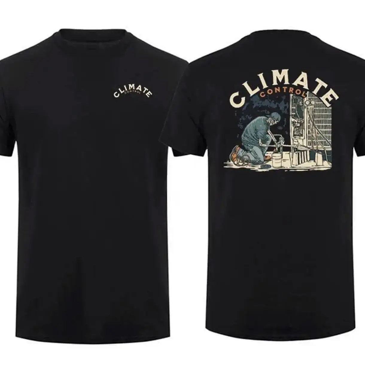 Workman 'Climate Control' T-Shirt Limited Edition Graphic Tee HVAC Technician Design Bold Streetwear Comfortable Fit