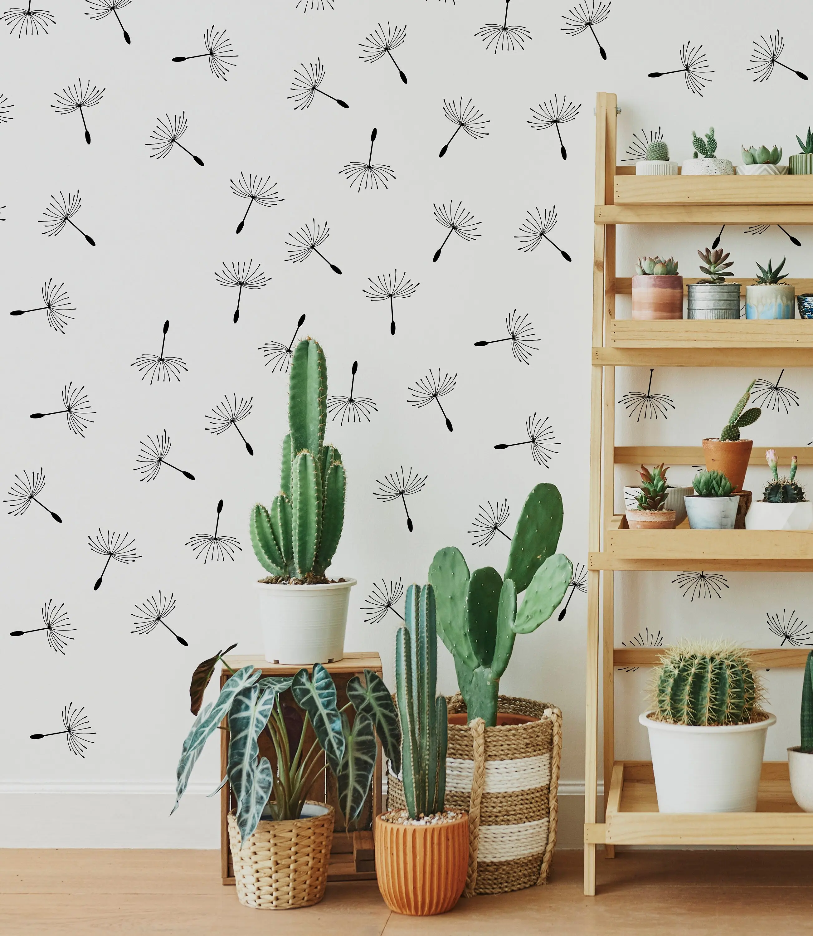 Dandelion Wall Decal Seed Flower Stickers, LF242
