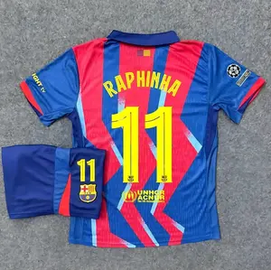 FC Barcelona Style Soccer Jersey 2025/2026 Football Kit Cup Competition Edition Premium Polyester Fabric Authentic Match Fit Breathable Moisture-Wicking for Fans and Players