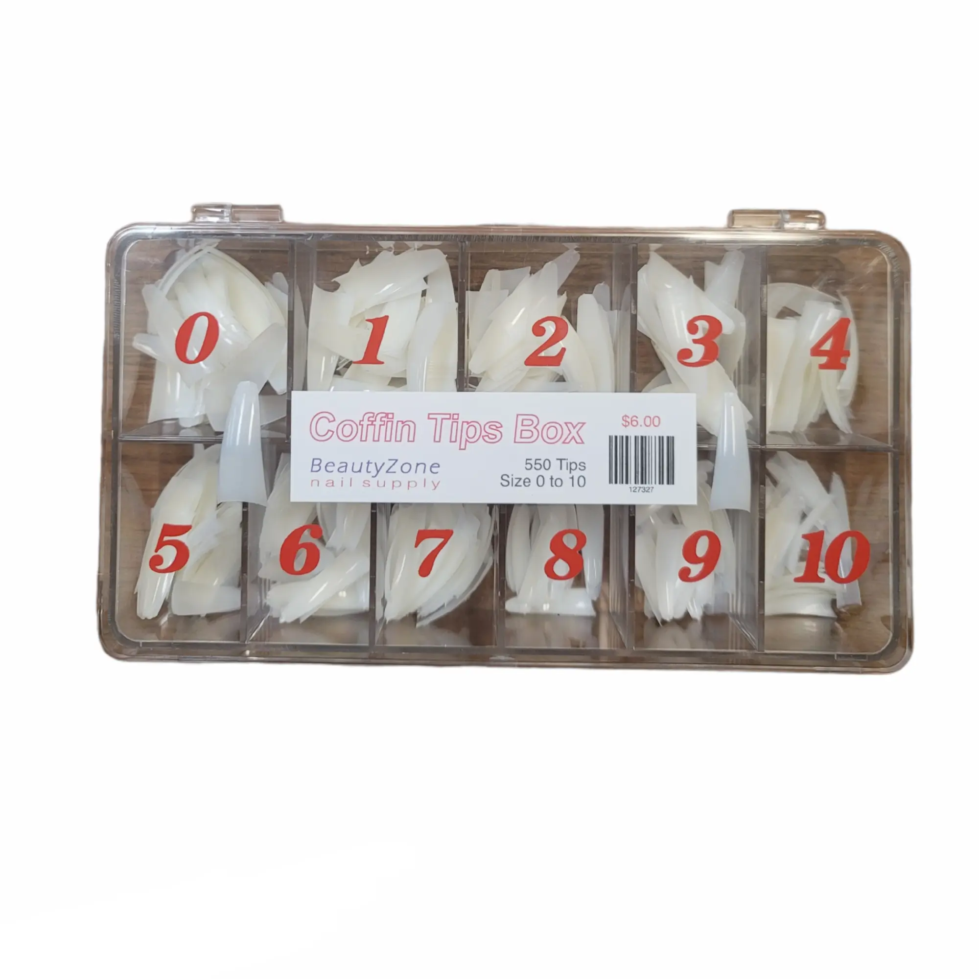 USN Coffin Nail Tip Box 550 Tips