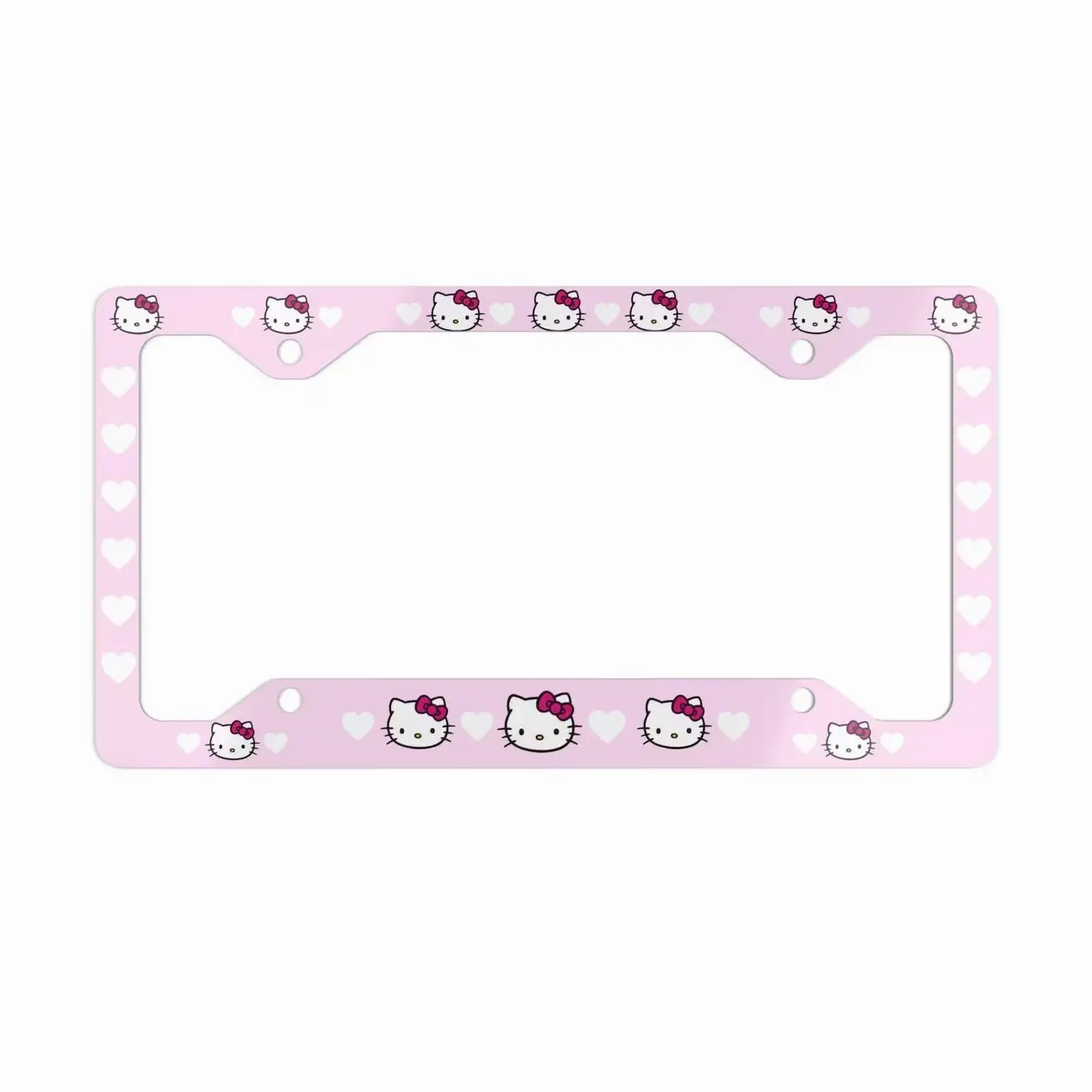 Cute Hello, Kittyy License Plate Frame, Decorative Car Accessory, Personalized Auto Gift, Pink Kitty Frame, Car Enthusiast Gift, Fun [...]