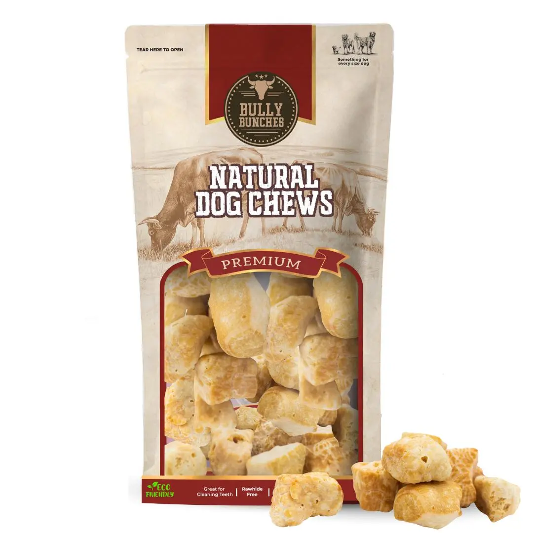 Bully Bunches Himalayan Yak Puffs - Natural Dog Chews, 100% Digestible, High-Quality Treats for All Dogs