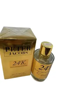 Peter Jacobs 24K BLACK OPUS ILLICT Femme Eau de Parfum 100ml Warm Sweet Inspirational Dreamy Playful Fragrance for Women Regular Edition