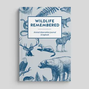 Wildlife Remembered: Animal Observation Logbook & Journal
