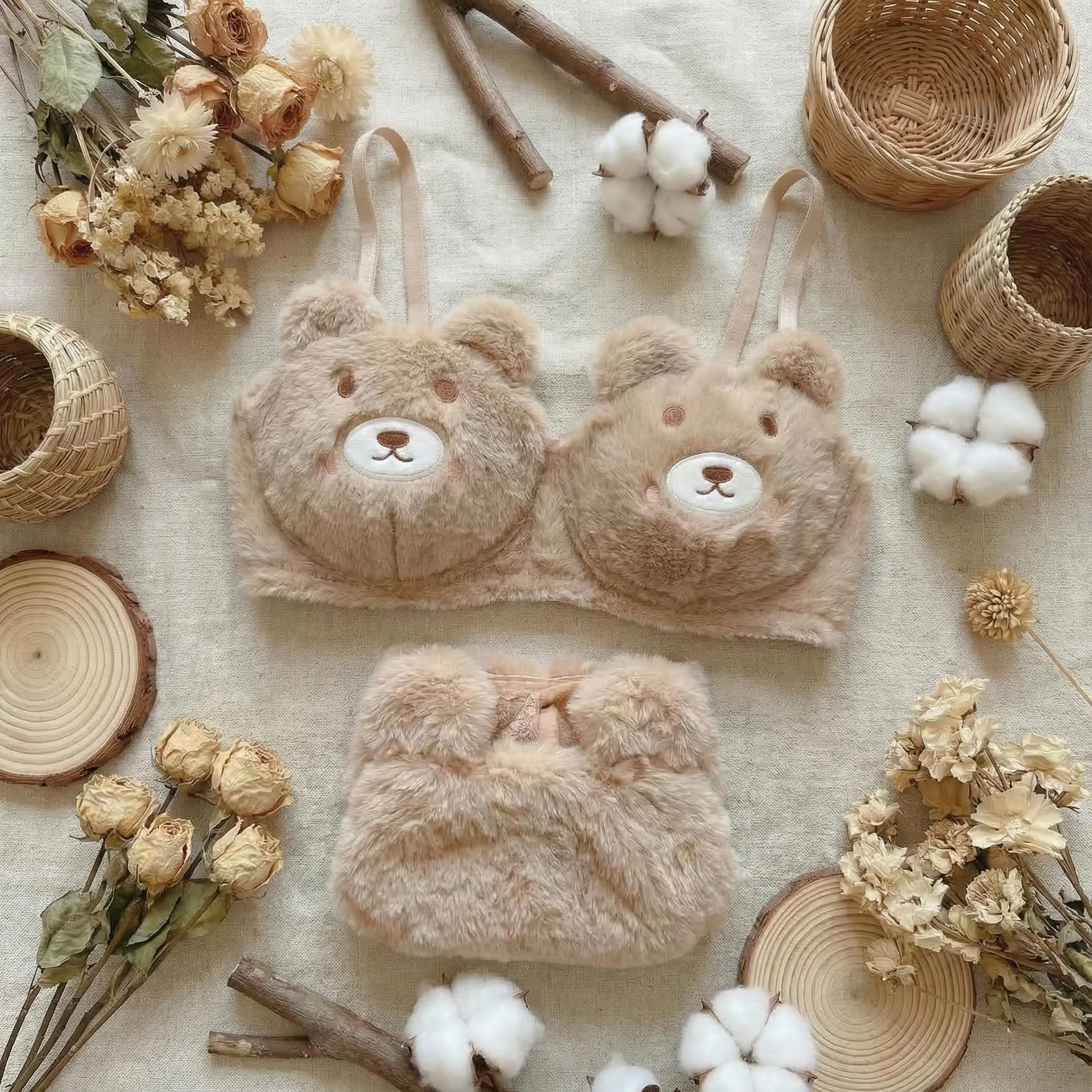 Sexy Lingerie Kawaii Plush Bra & Panty Set Warm Soft Bunny Bear Kitty Cozy Underwear for Winter Nights Holiday Gifts Romantic Couple Moments Valentine's sneaky lingerie lingerie party - TikTok Shop Sexy Lingerie Kawaii Plush Bra & Panty Set Warm Soft Bunny Bear Kitty Cozy Underwear for Winter Nights Holiday Gifts Romantic Couple Moments Valentine's sneaky lingerie lingerie party - TikTok Shop